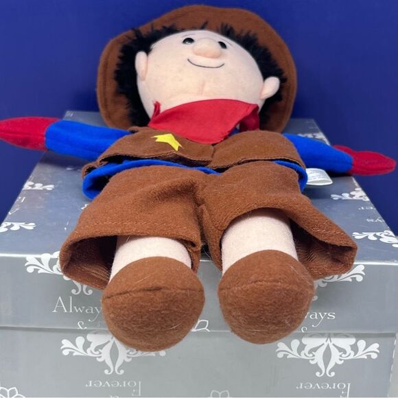 2003 Timeless Toys Cowboy Plush Hand Puppet Toy - Picture 5 of 10